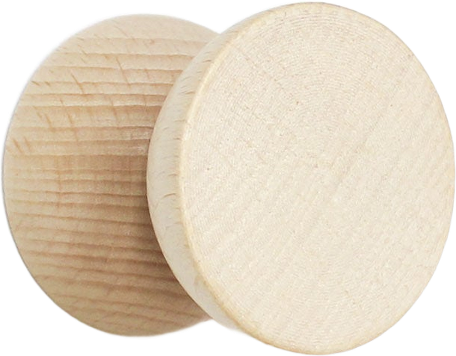Geometric Beech Coat Hook – Set of 3