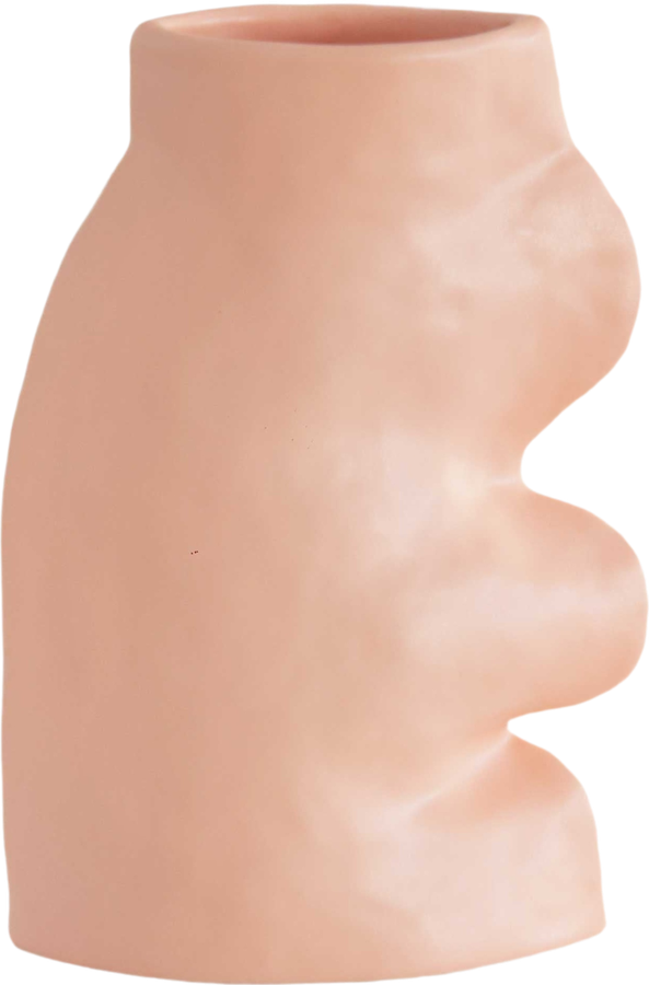 Fluxo Ceramic Vase – Large Pink